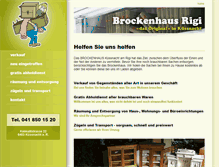 Tablet Screenshot of brocken-haus.ch